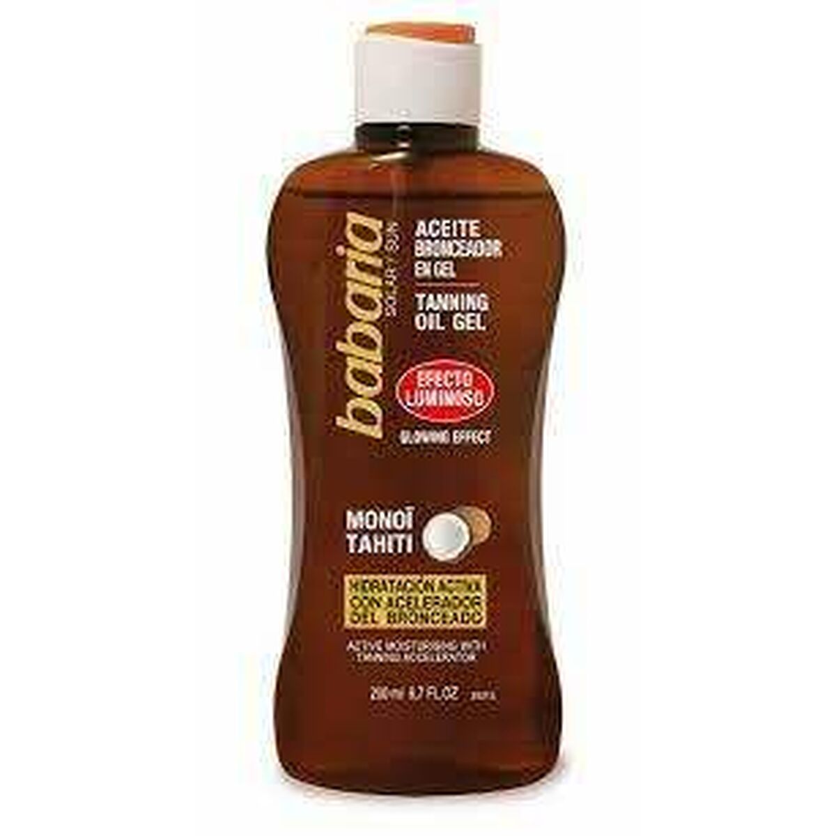 Babaria SOLAR ACEITE LUMINOSO bronceador SPF0 200 ml