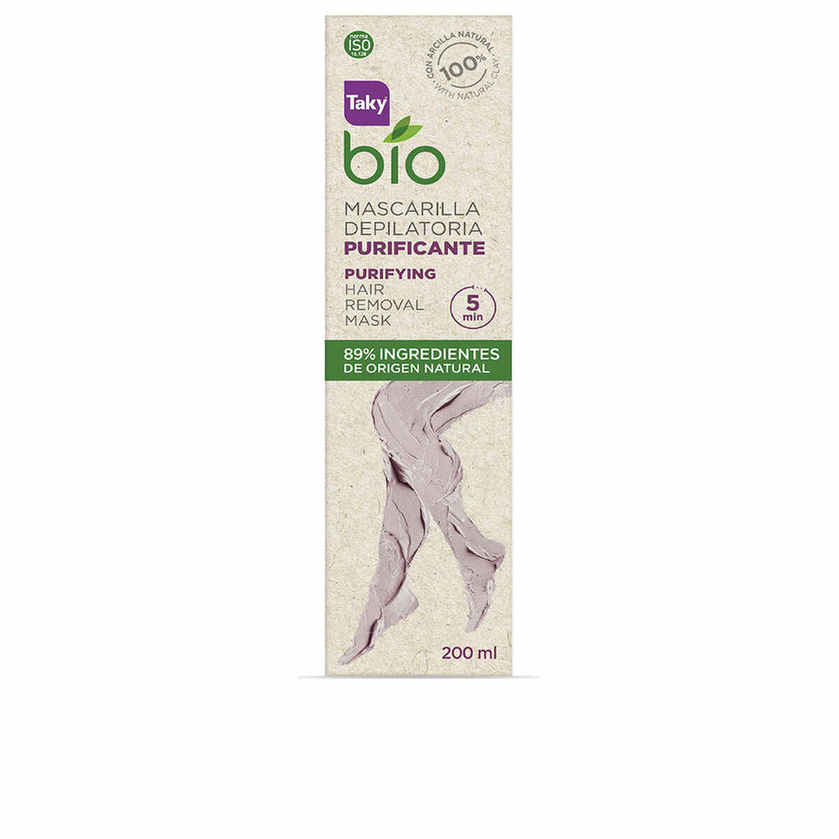 Taky BIO NATURAL PURIFICANTE mascarilla depilatoria 200 ml