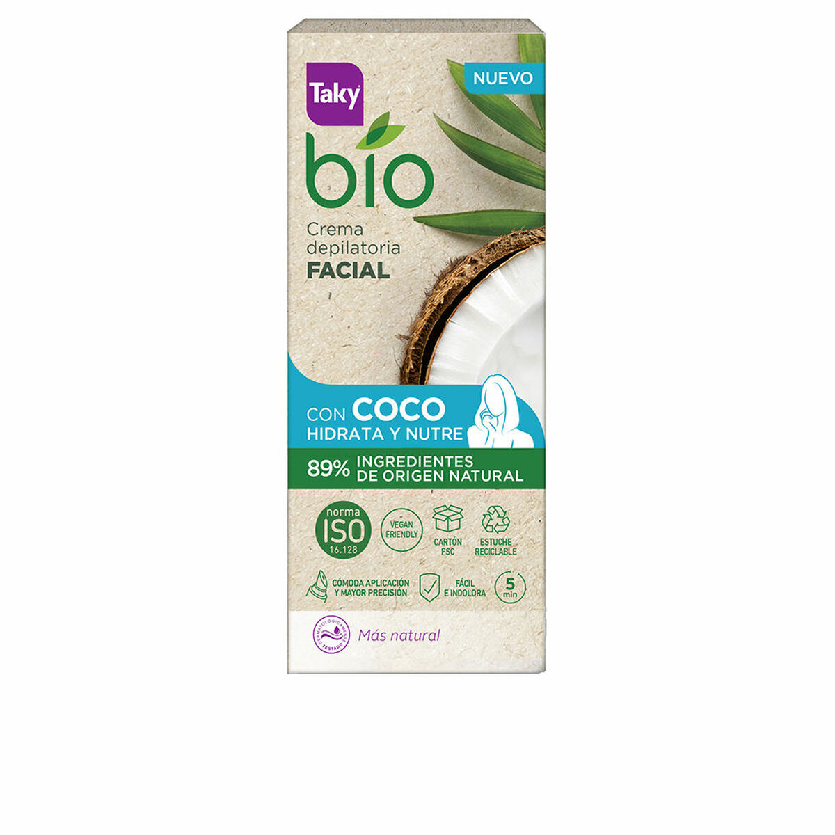 Taky BIO COCO crema depilatoria facial 20 ml