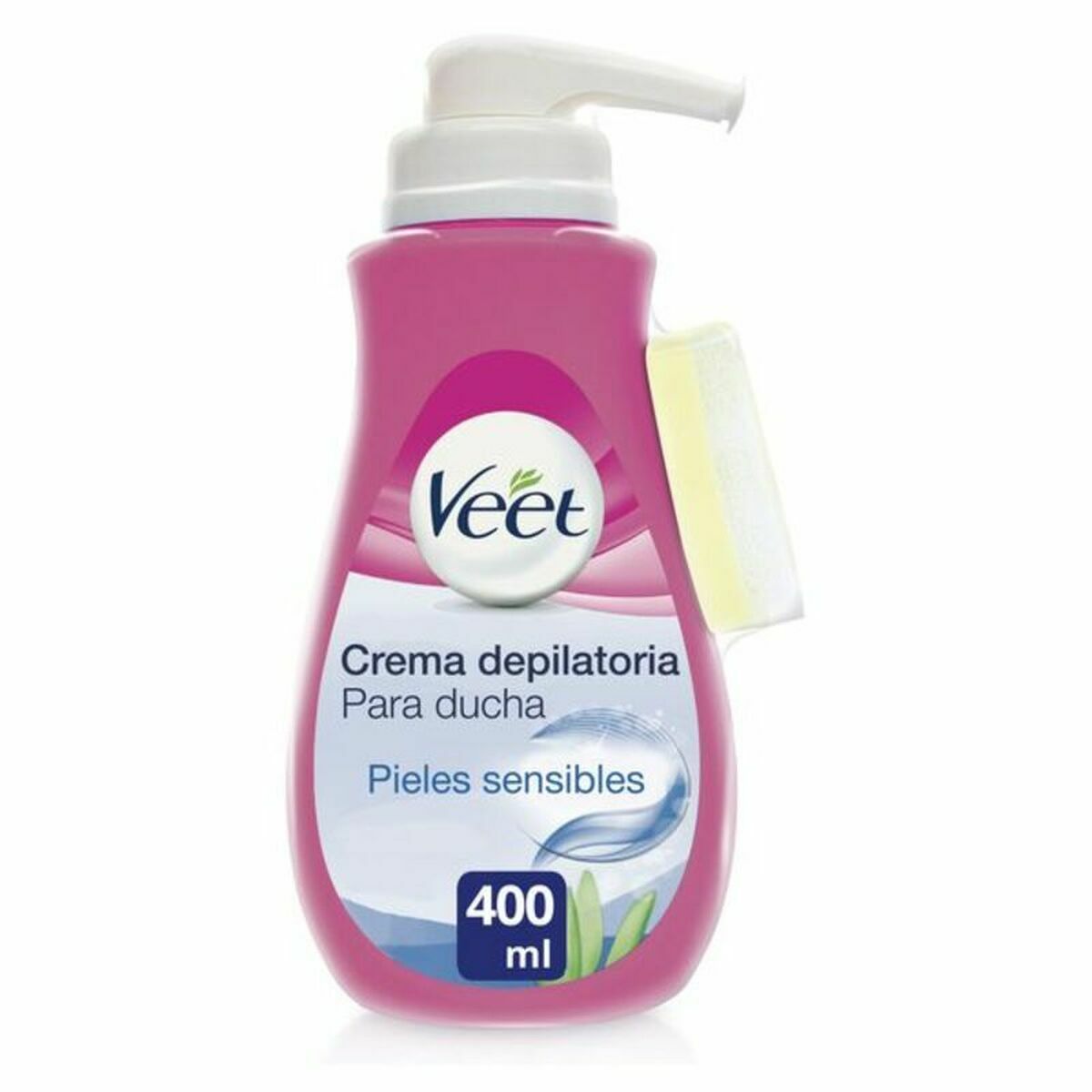 Veet PURE DUCHA crema depilatoria piel sensible 400 ml
