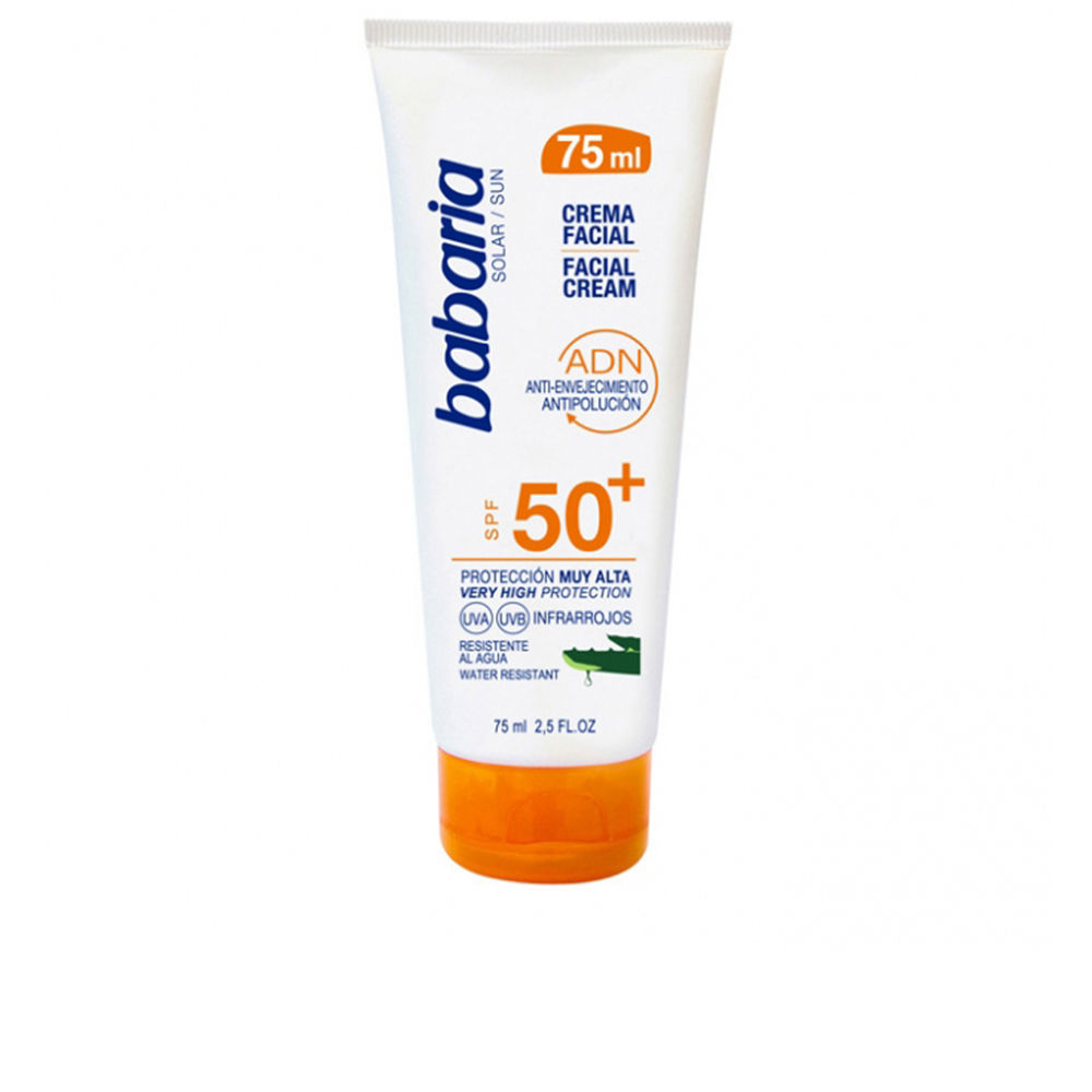 Babaria SOLAR ADN crema solar facial aloe vera SPF50+ 75 ml