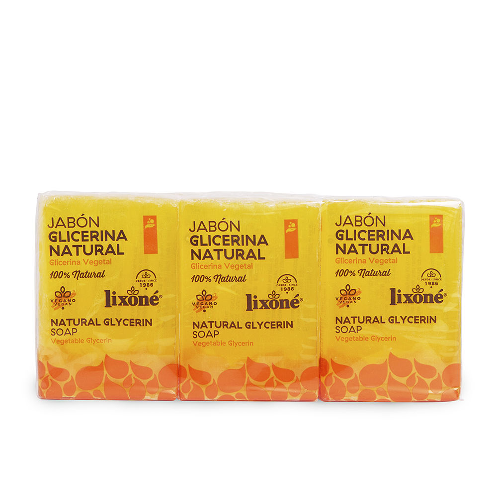 Lixone GLICERINA NATURAL jabón piel sensible 3 x 125 gr