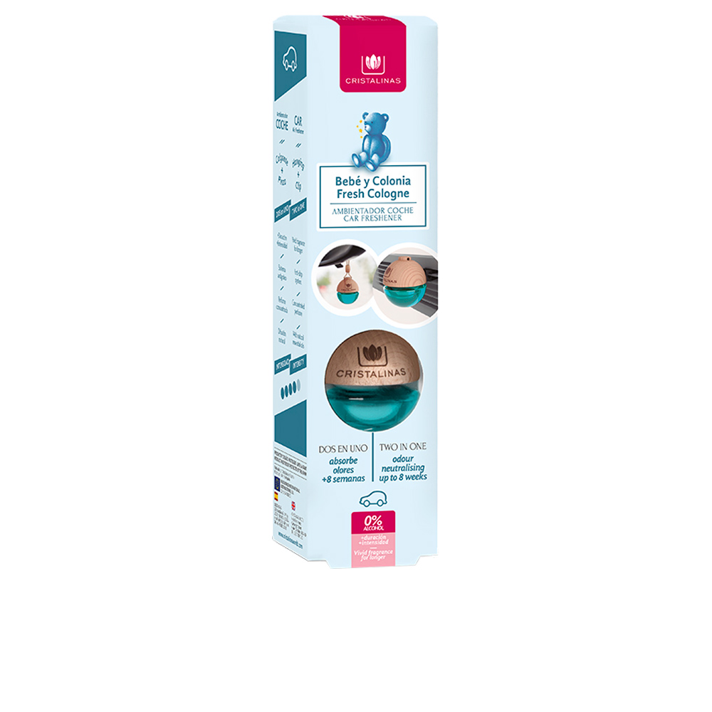 Cristalinas COCHE ambientador 0% #bebé 6 ml
