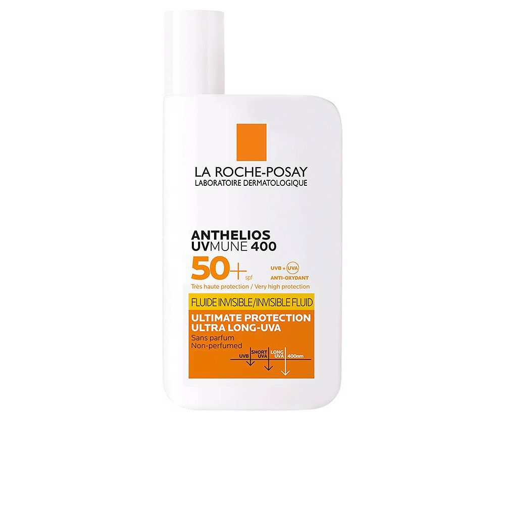 La Roche Posay ANTHELIOS UV-MUNE 400 protector solar fluido invisible resistente al agua y al sudor SPF50+ 50 ml