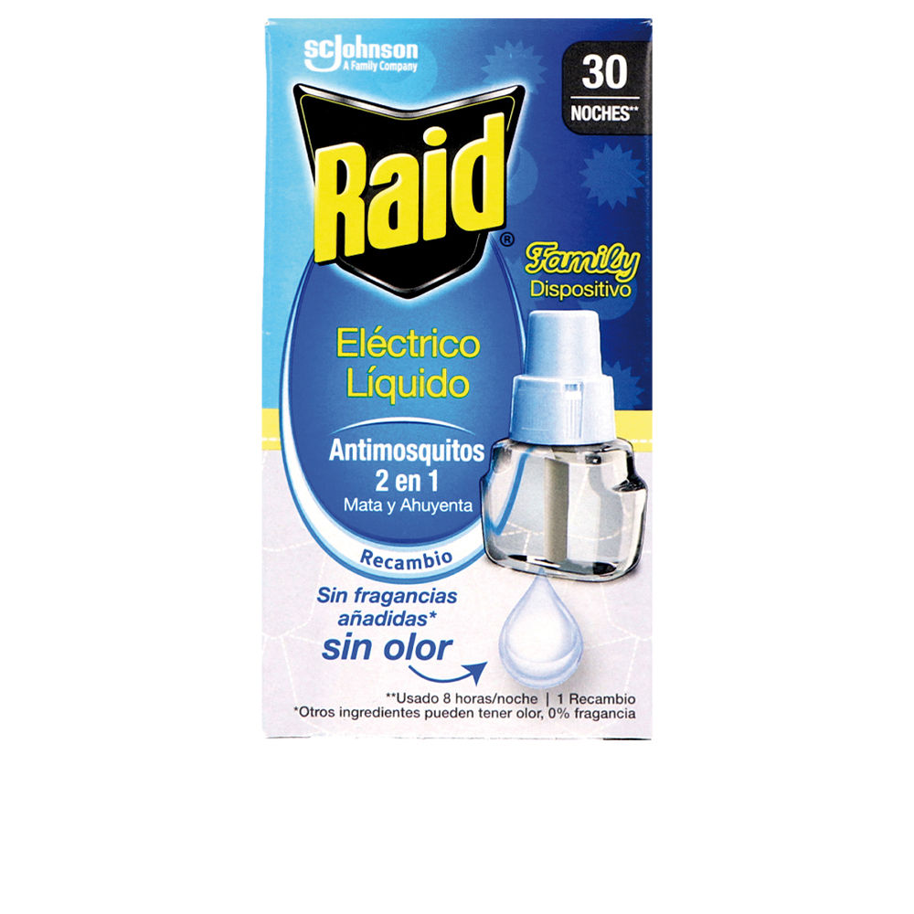 Raid FAMILY ANTIMOSQUITOS recambio 30 noches
