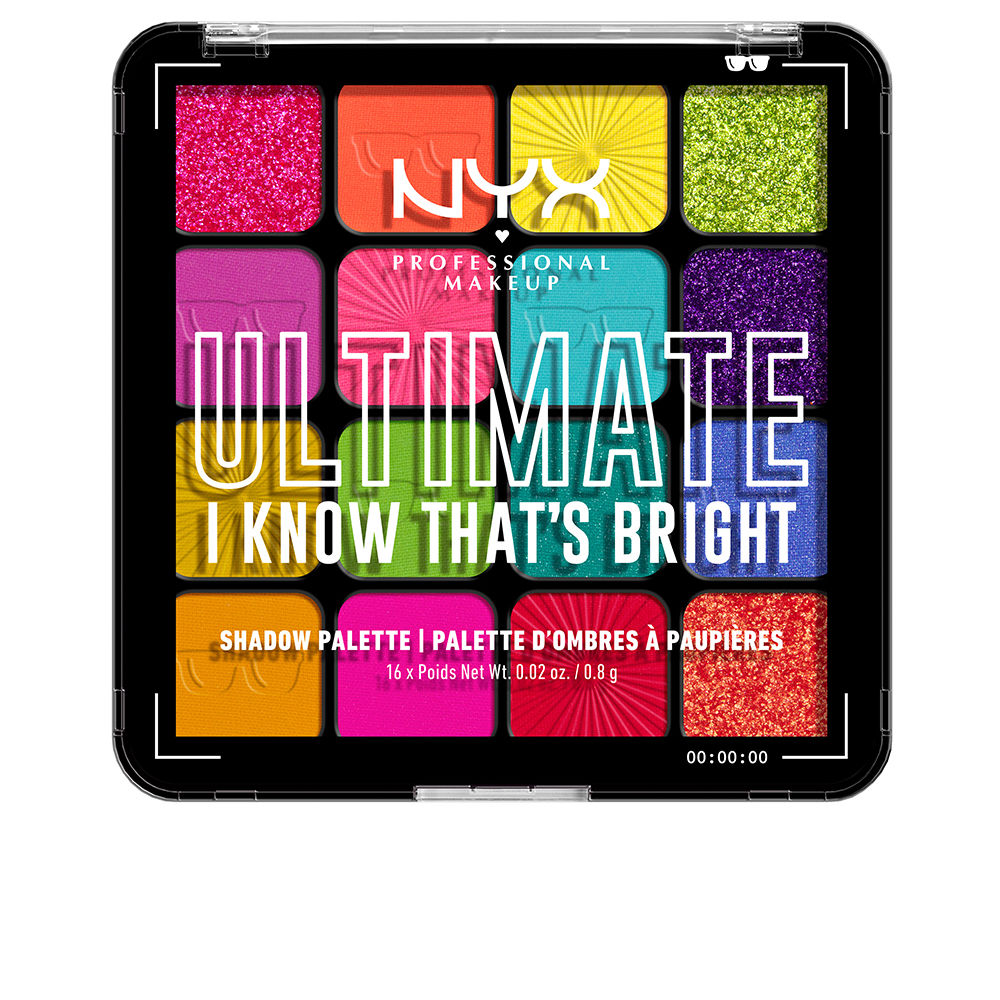 Nyx Professional Make Up ULTIMATE shadow palette #I know thats bright 16 x 0,83 gr