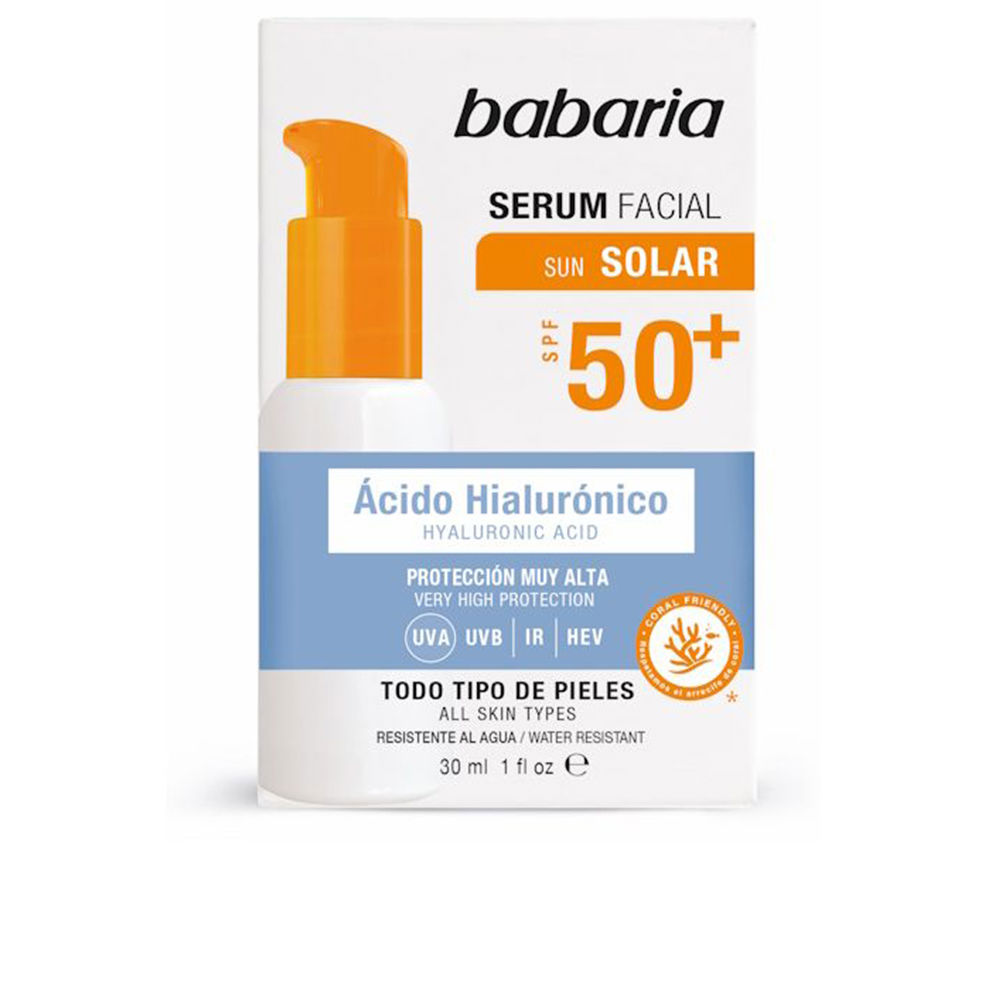 Babaria SOLAR ACIDO HIALURÓNICO serum facial SPF50+ 30 ml