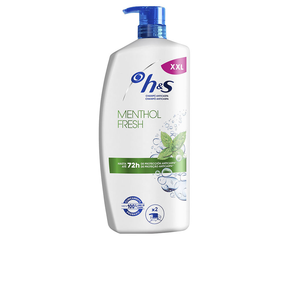 Head & Shoulders H&S MENTHOL FRESH champú anticaspa dosificador 1000 ml