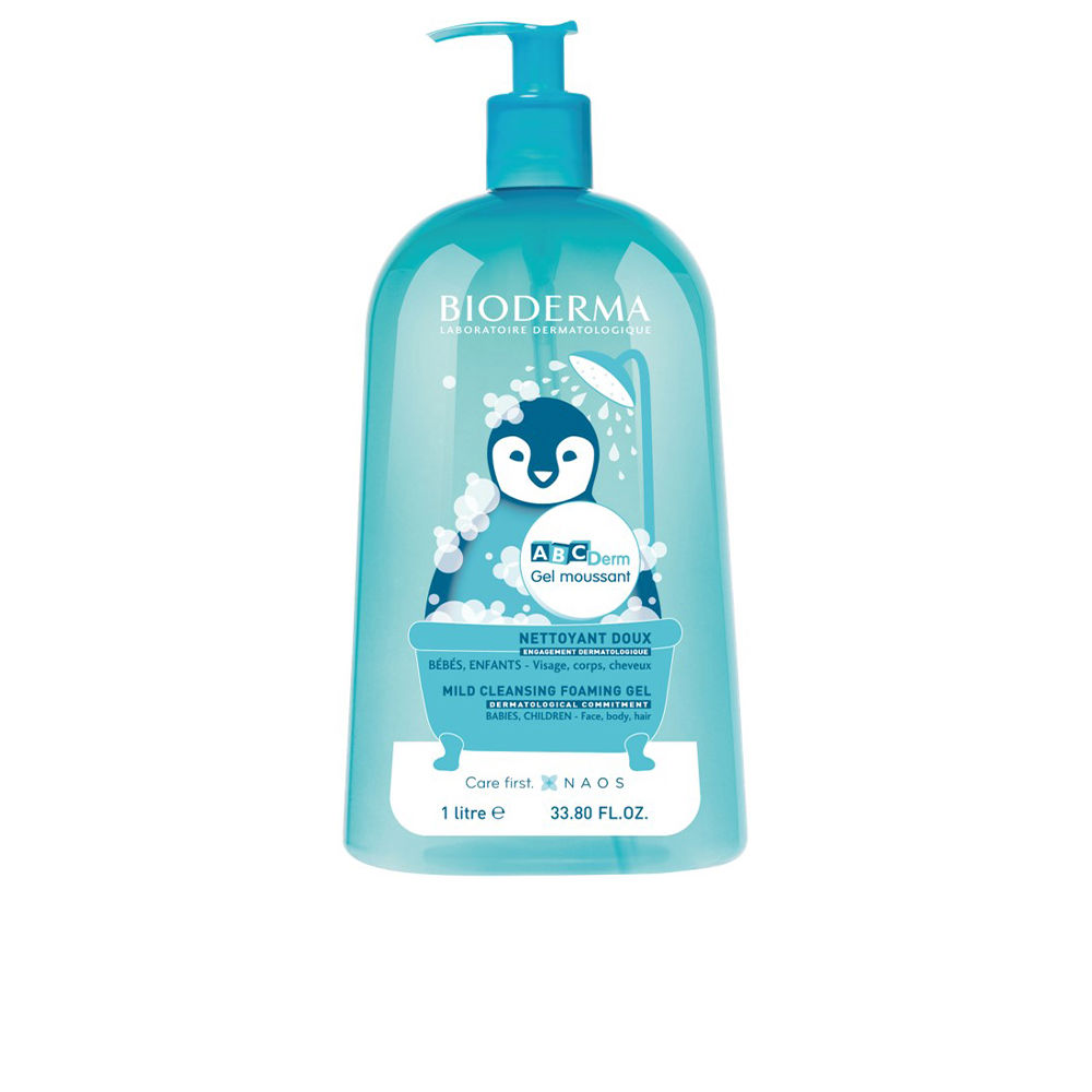 Bioderma ABCDERM gel moussant gel de ducha para toda la familia 1000 ml